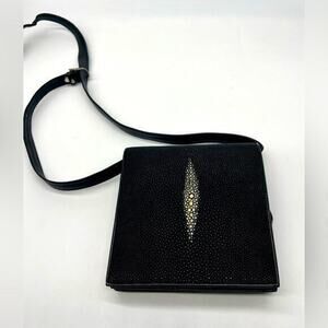 Stingray and leather crossbody vintage GENUINE